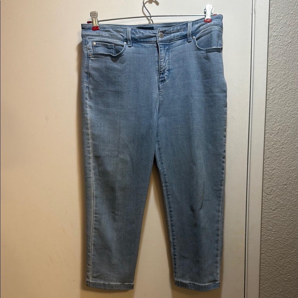 Charter Club Blue Ankle Cropped Jeans